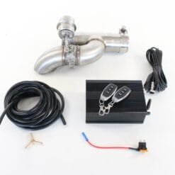 Vanne d’échappement Blast Cut-Out – JMTuning – Kit complet – avec pompe à vide incluse