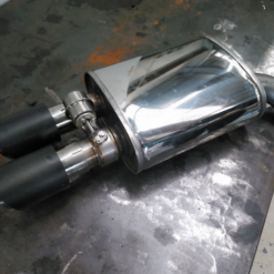 JMTuning Blast Silencieux à clapet en inox – Ø 76 mm – 63,5 mm – 3 pouces – 2,5 pouces